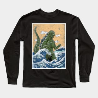 king off monsters from kanagawa Long Sleeve T-Shirt